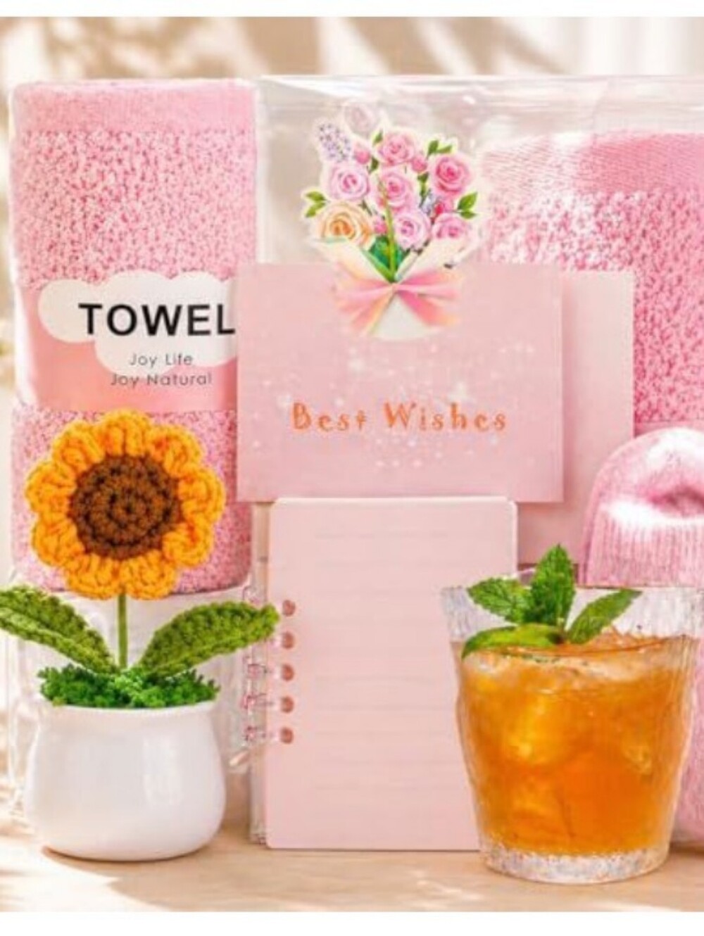 Pink Bath & Body Gift Set - Best Wishes